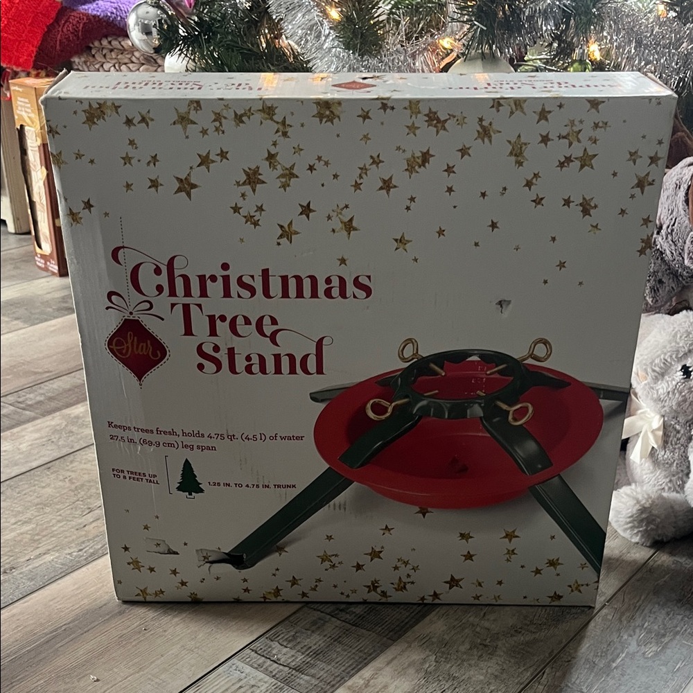 Red Christmas Tree Stand